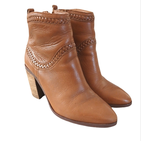 Aldo Leather Ankle Boots Booties - Picture 13 of 13